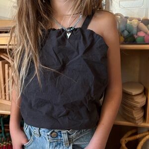 jnby by JNBY 4-5y black bubble tank top